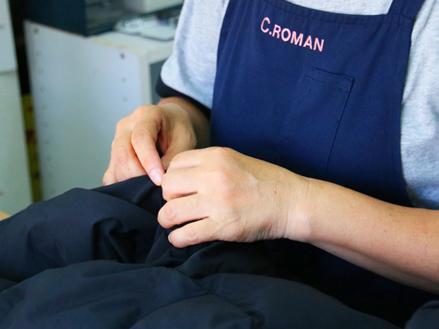 ダウンクリーニングの流れ