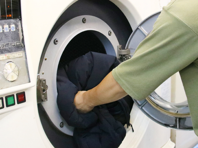 ダウンクリーニングの流れ