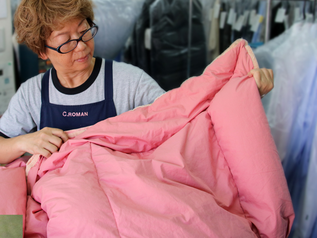 布団クリーニングの流れ