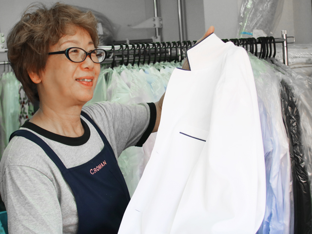 白衣クリーニングの流れ