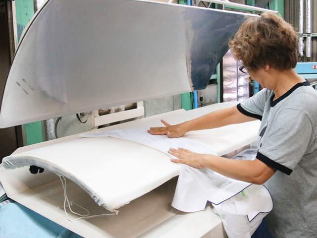 白衣クリーニングの流れ