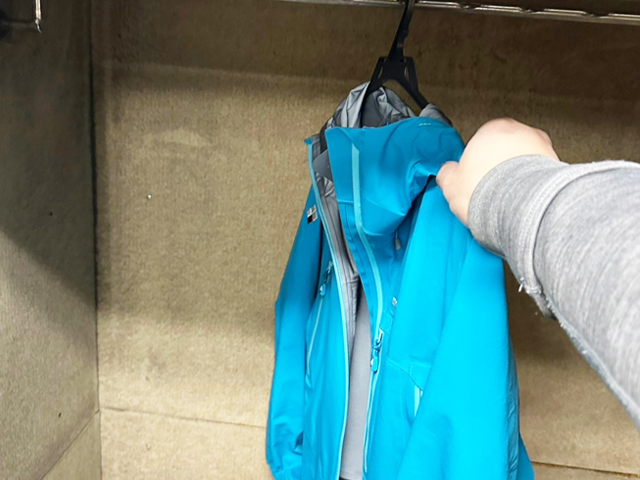 登山用品クリーニングの流れ