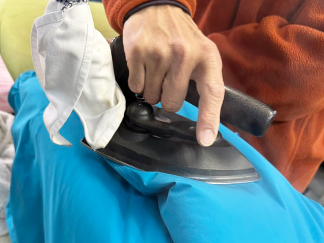 登山用品クリーニングの流れ